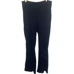 Lululemon Yoga Flare Pants Womens Size 4?‎ Black Stretch Active Athlei